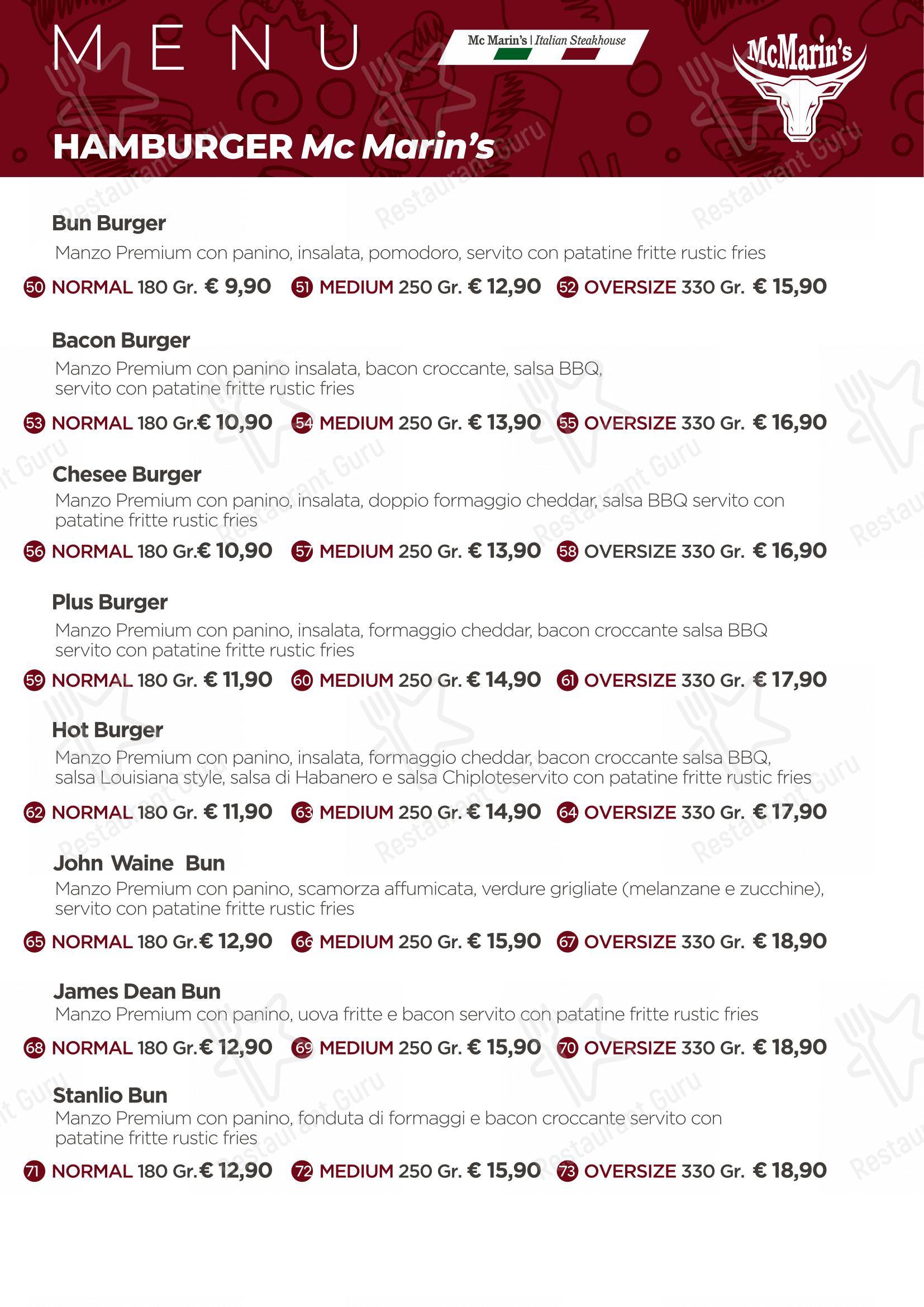 Menu di La Locanda Del Drago - Menu bar