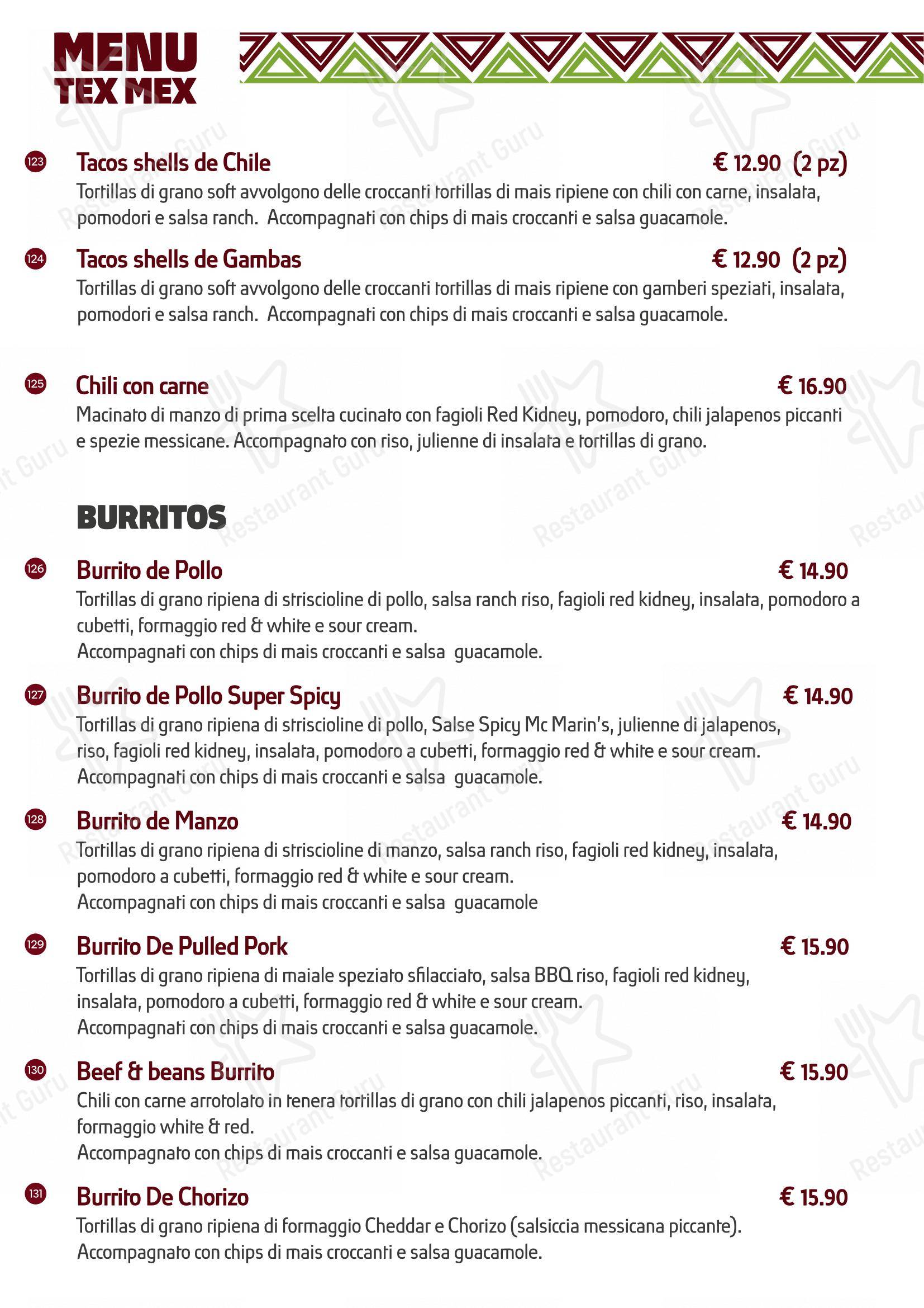 La Locanda Del Drago in Terni - Menu