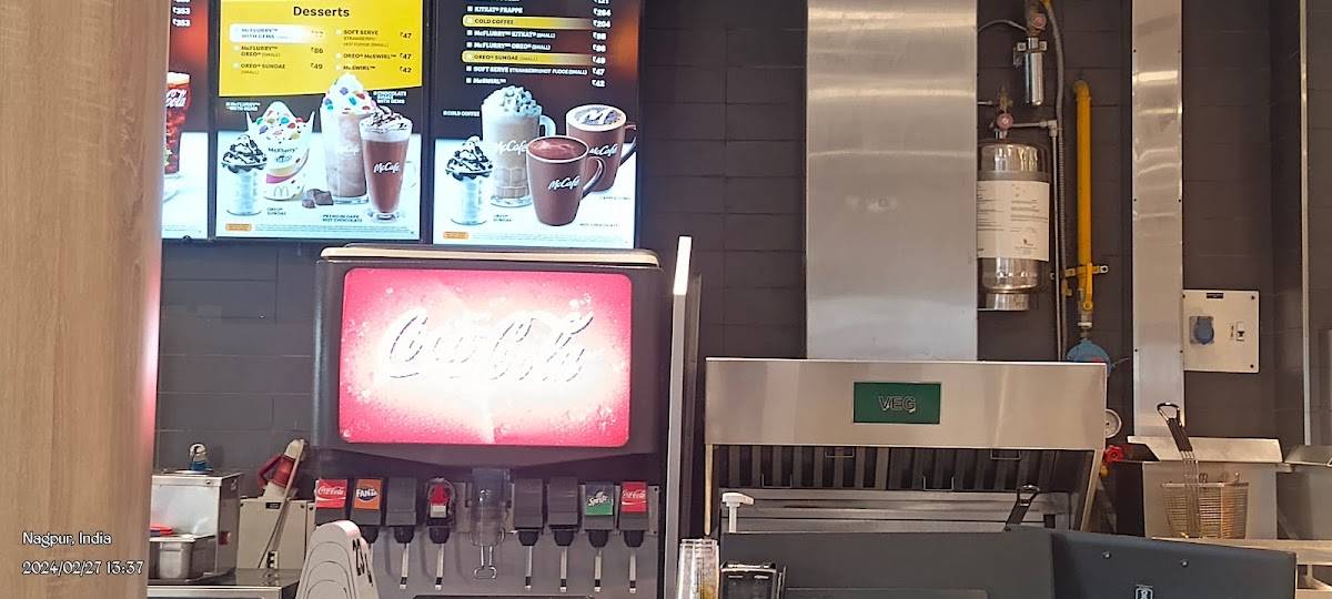 McDonald's menu