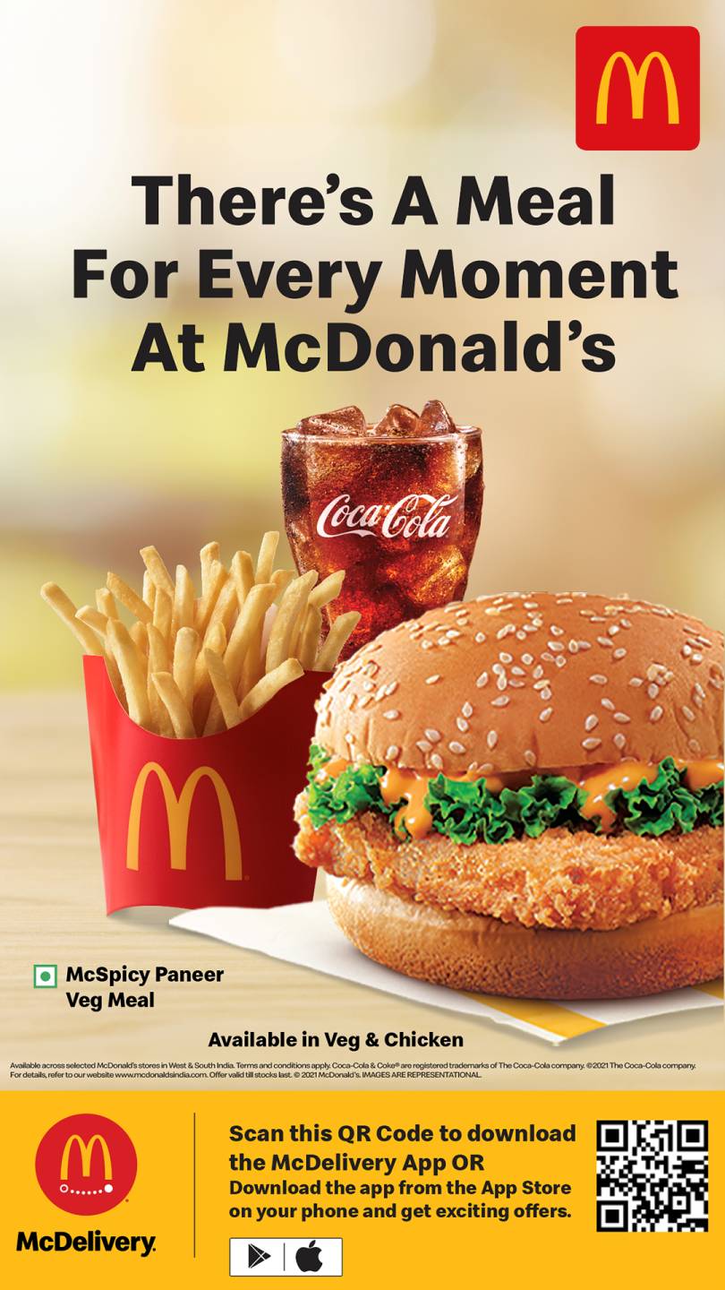 McDonald's menu
