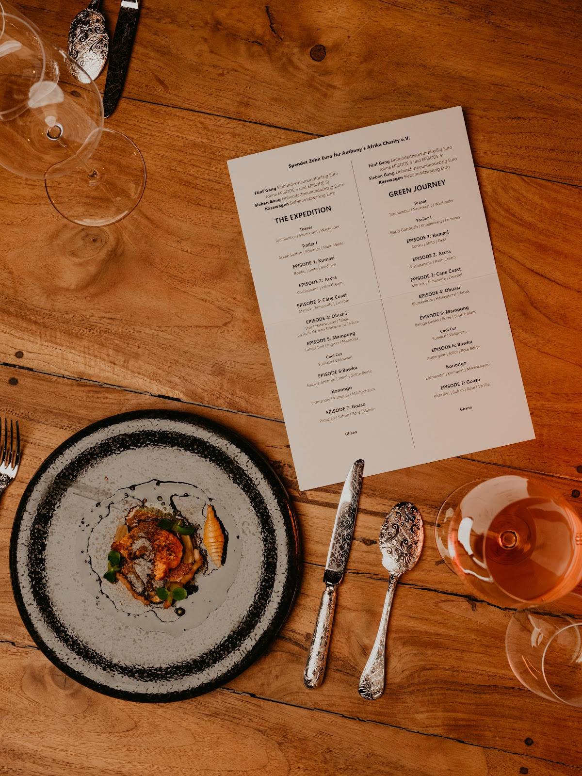 Menu de Anthony's Kitchen - MICHELIN Düsseldorf