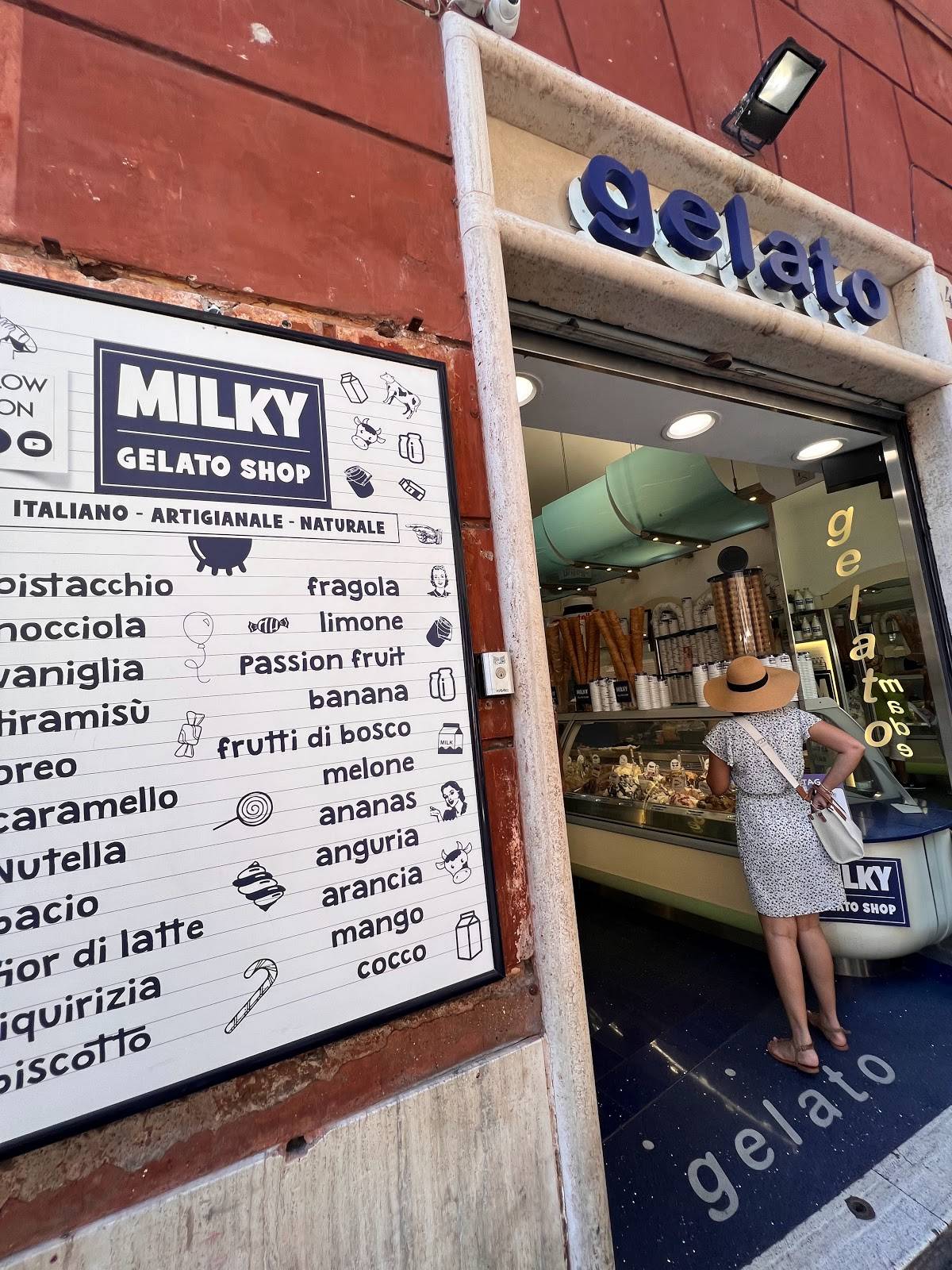 Menu di Melograno - Gelato, pizza e caffè 
