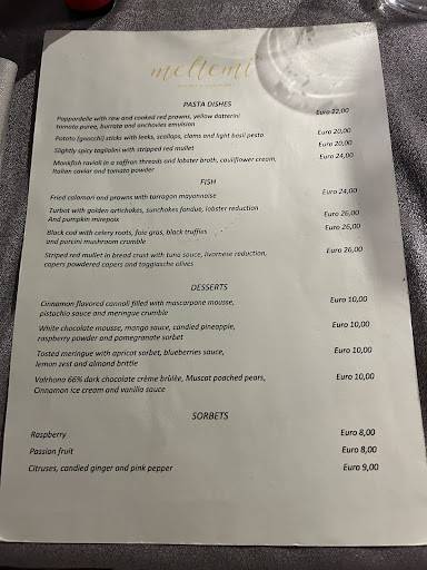 Menu di Meltemi 