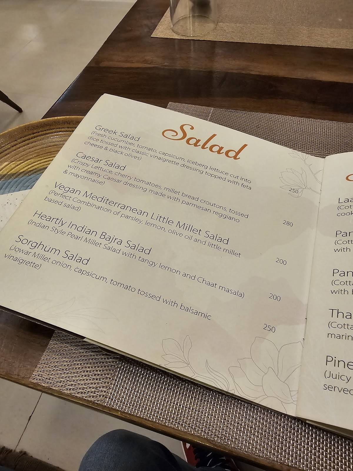 Millets N More menu