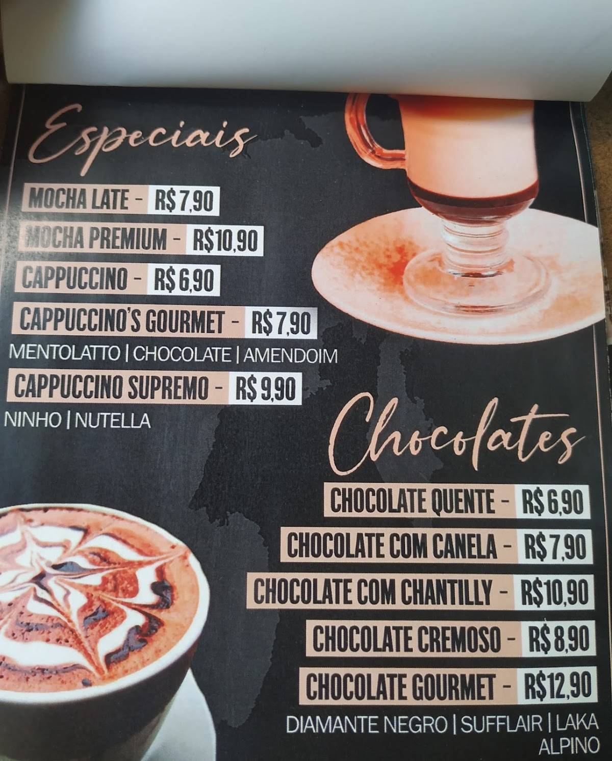 Missão Gourmet Restaurante e Cafeteria cardápio