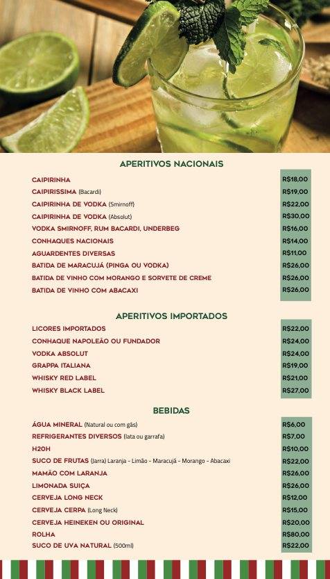 Cantina Italiana D'Angelo cardápio