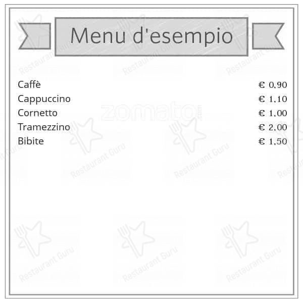 Menu di Mollicafe' 