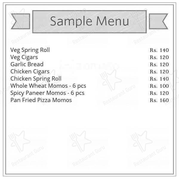 MomoFactory India menu