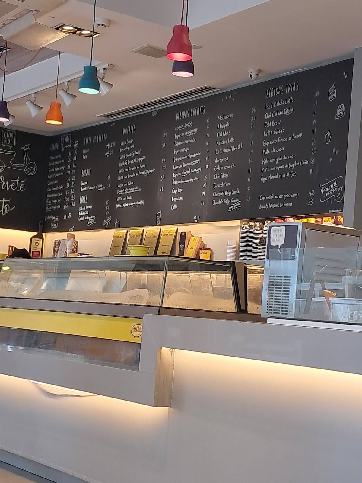 Momo Gelato Copacabana Palace cardápio