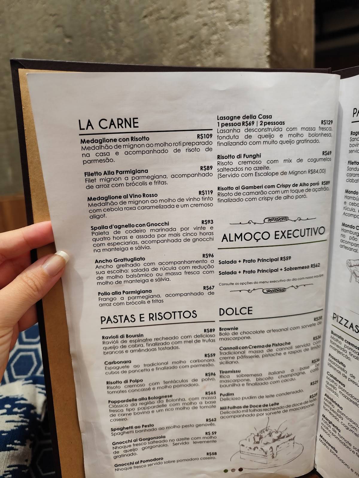 Mondo Pane cardápio