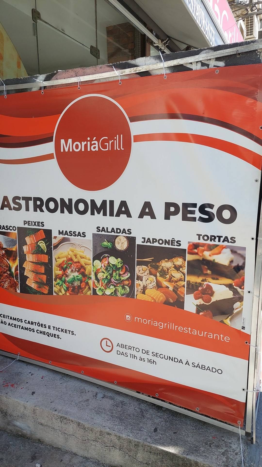 Moriá Restaurante Grill cardápio
