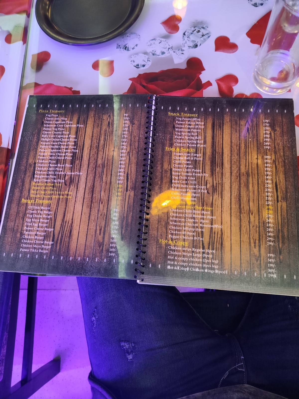 Chilli Paradise Restro Cafe menu