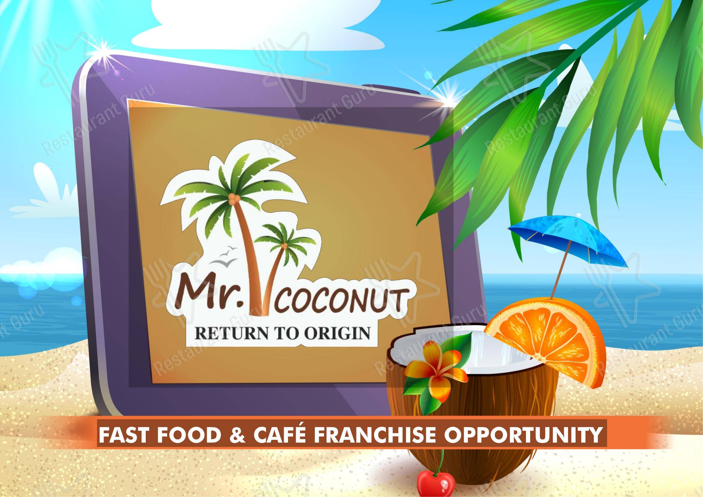 Menu bar for Mr.Coconut Cafe Barbeque And Resturant in Hathras