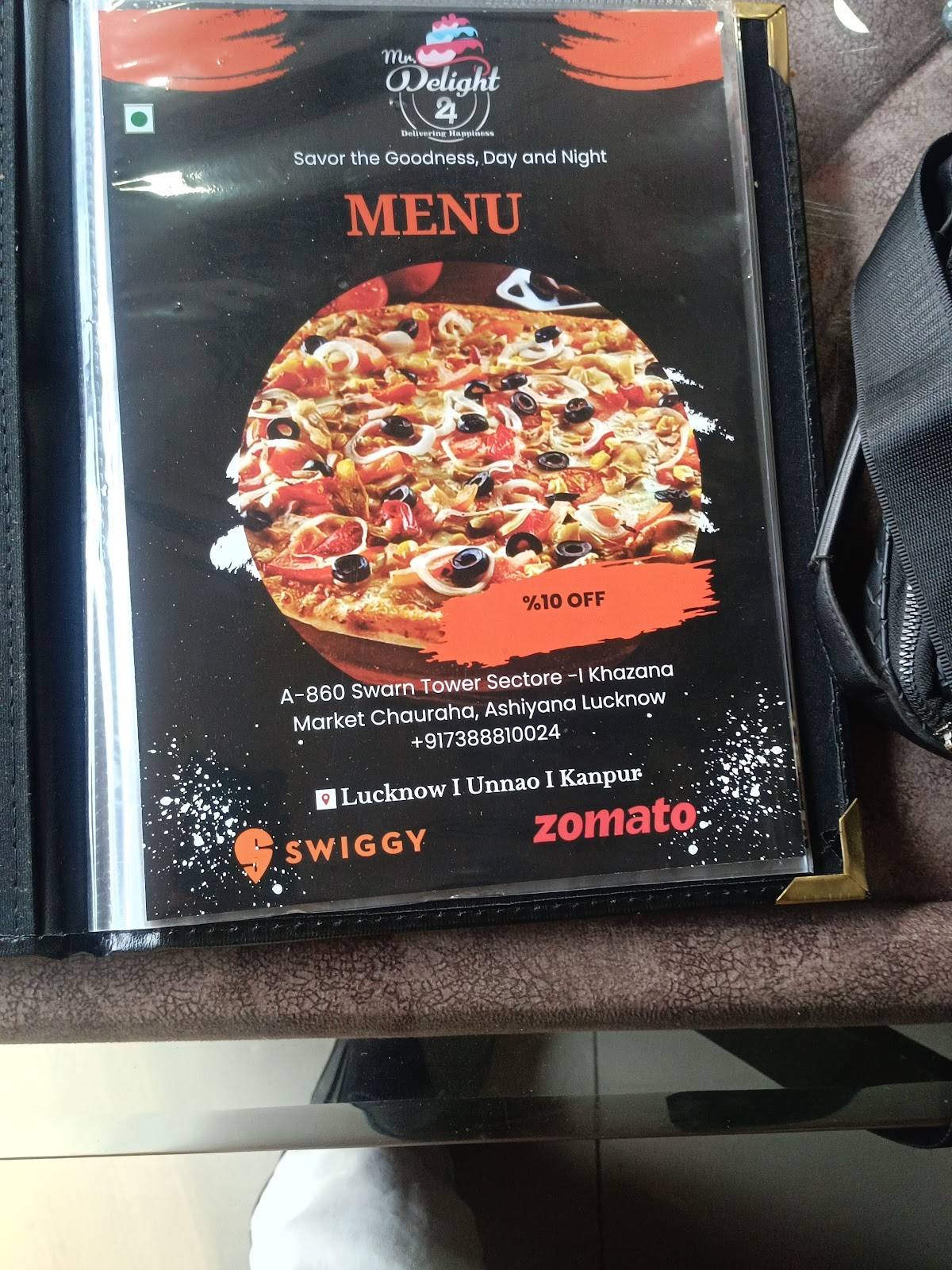 Mr. Delight 24 - #1 Bakery & Cake Shop in Lucknow menu