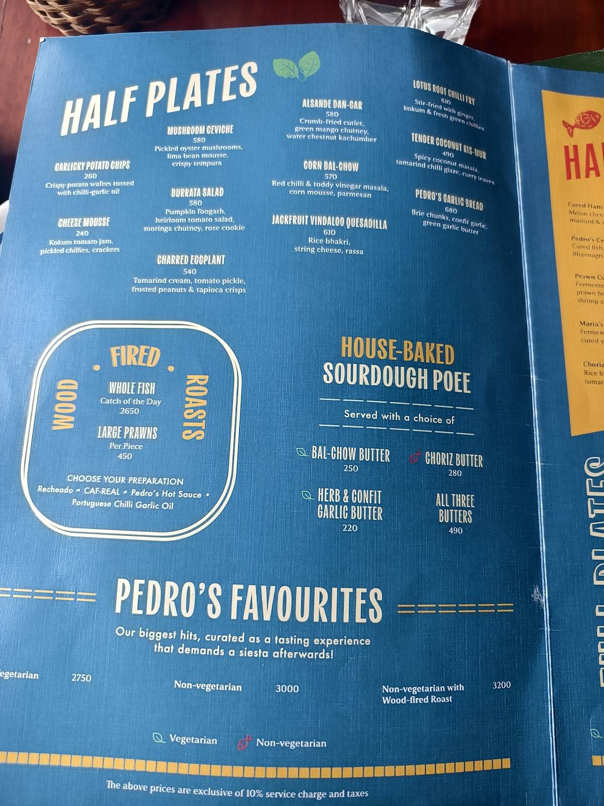 O Pedro - BKC menu