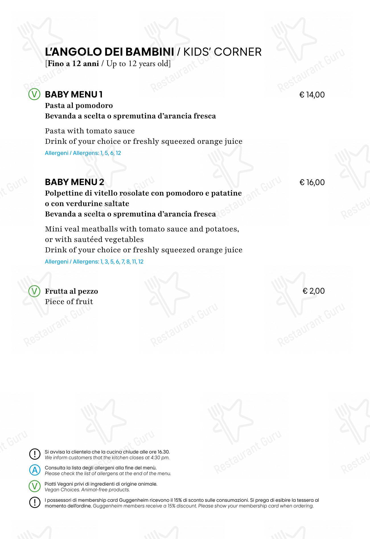 Menu per Museum Cafè caffè bar