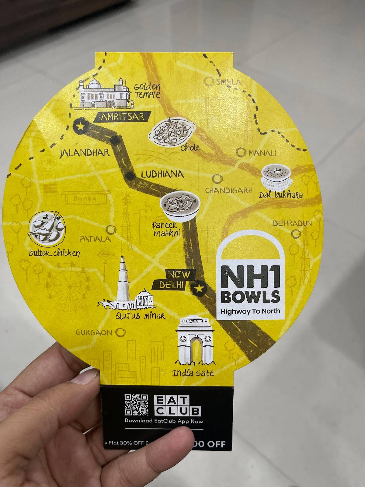 Menu at NH1 Bowls - Highway to North, Hyderabad, C8JM+F8V