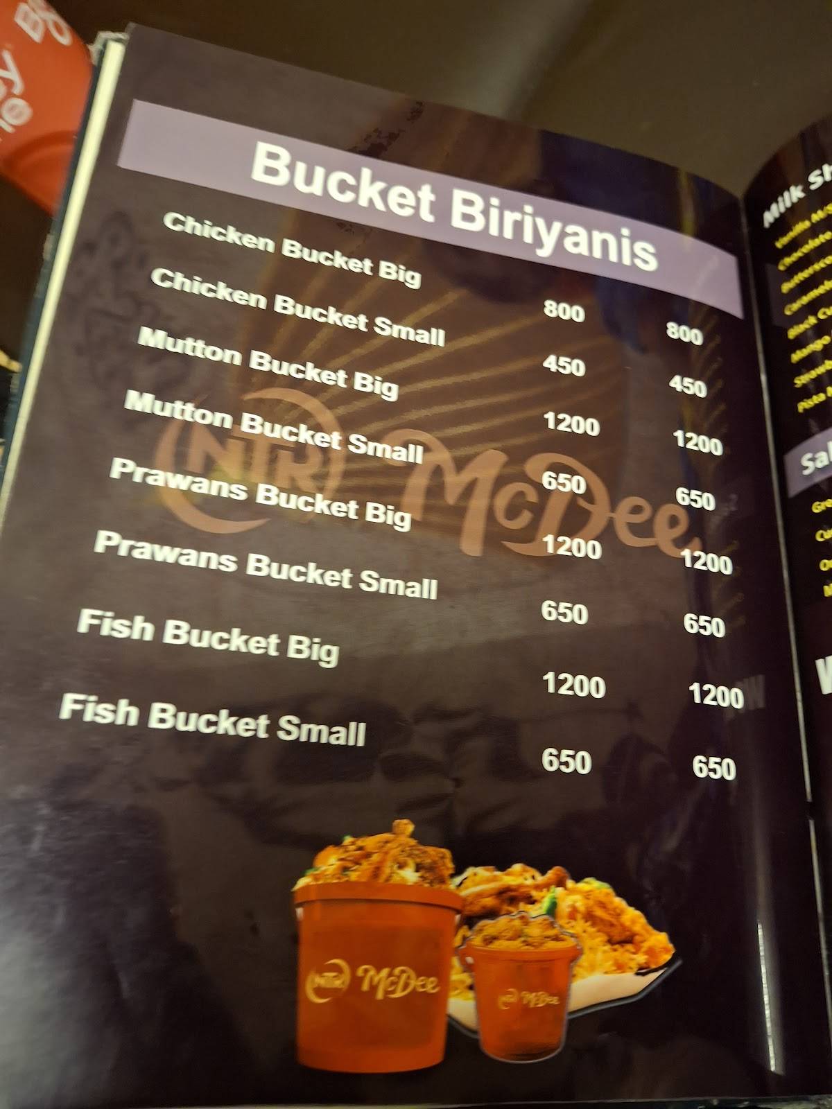 NTR Mandi House Arabic Restaurant menu