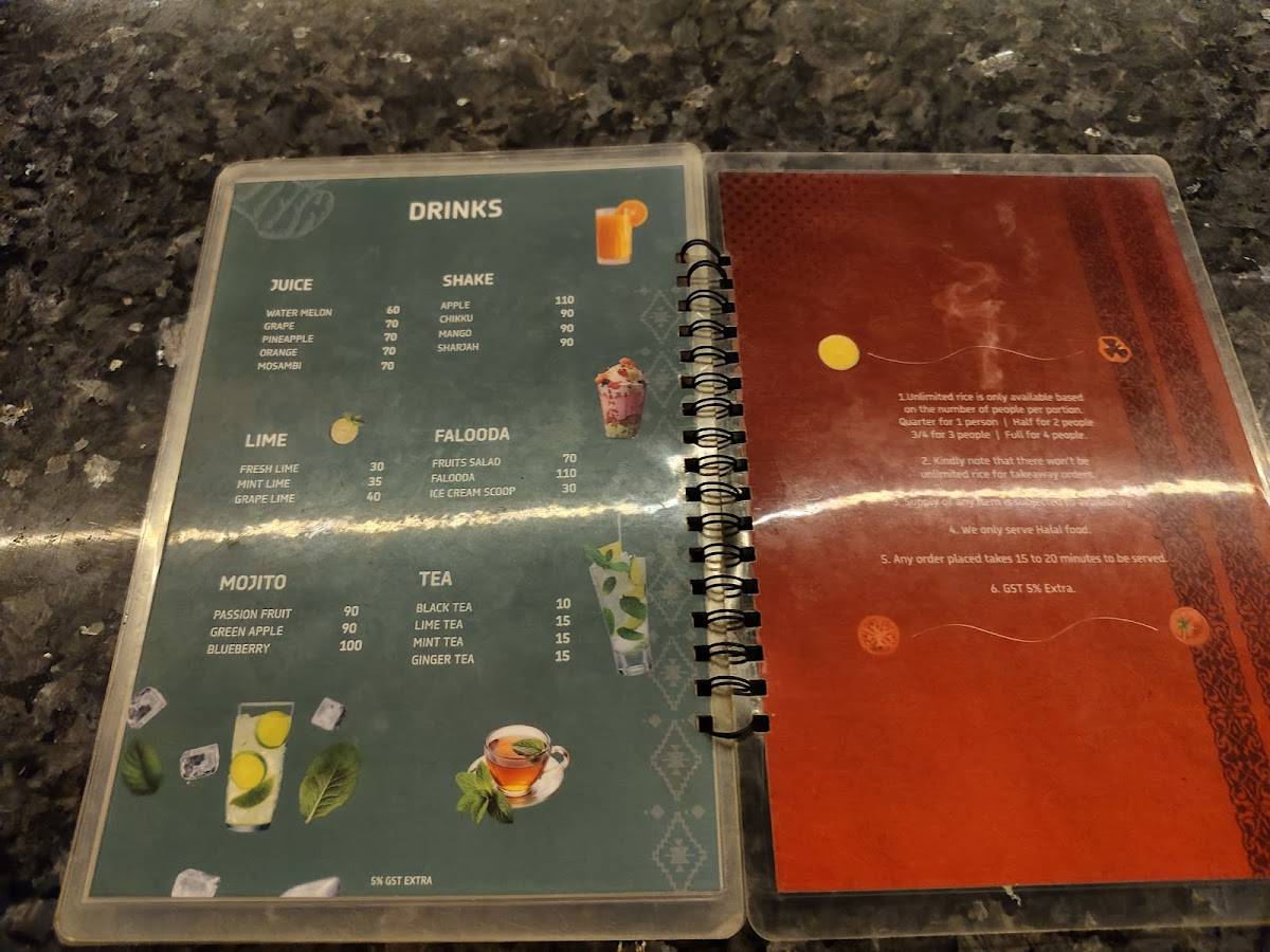 Nahdi Kuzhimandhi valanchery menu