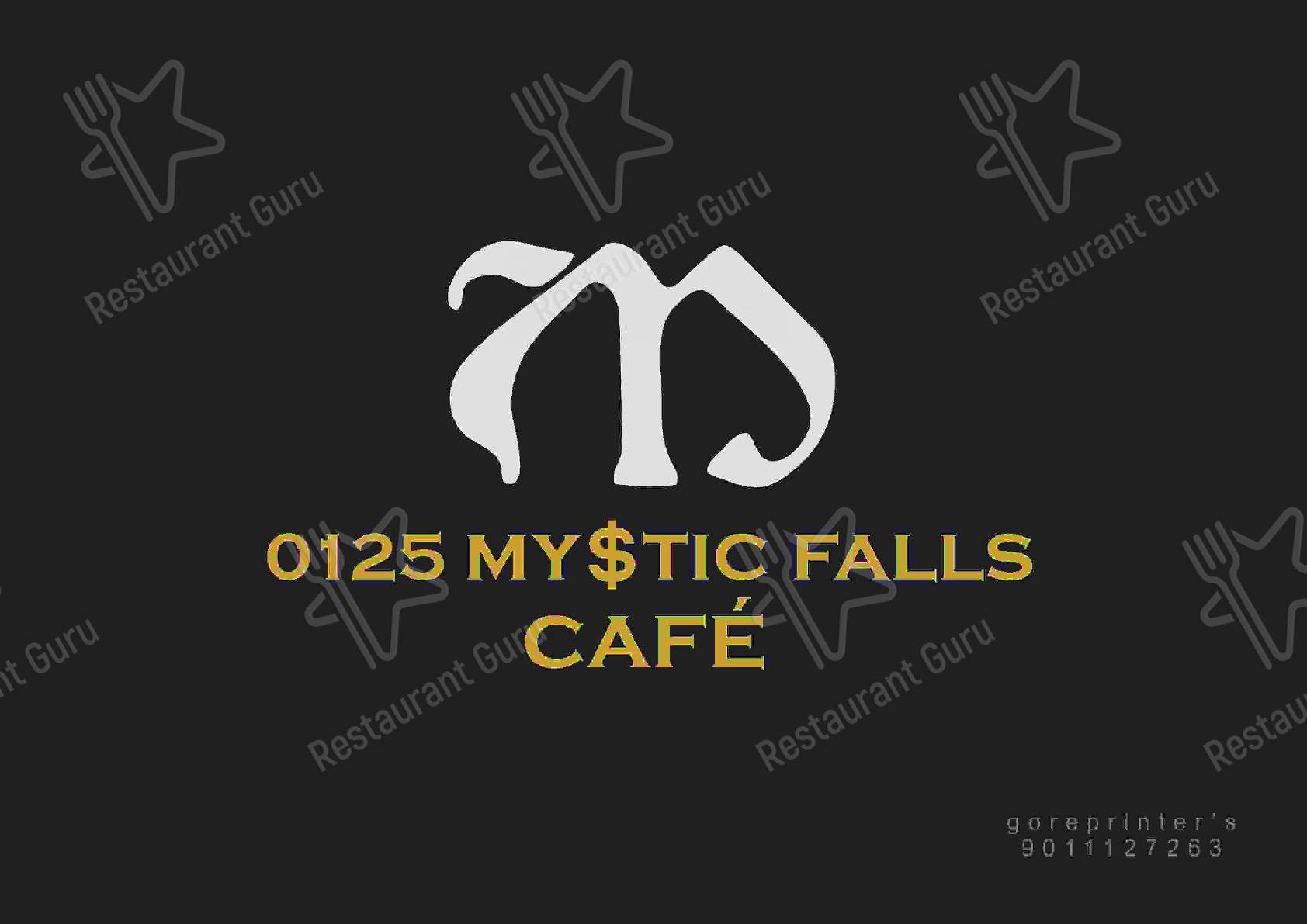 Check out the menu for 0125 Cafe Mystic Falls
