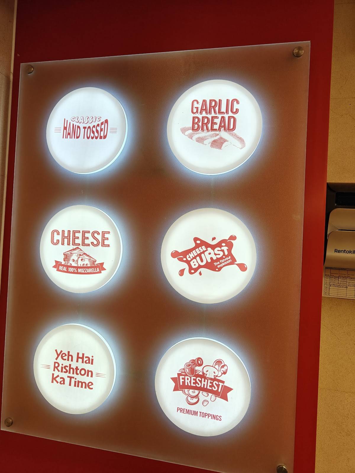 Domino's Pizza D'souza Colony, Nasik menu