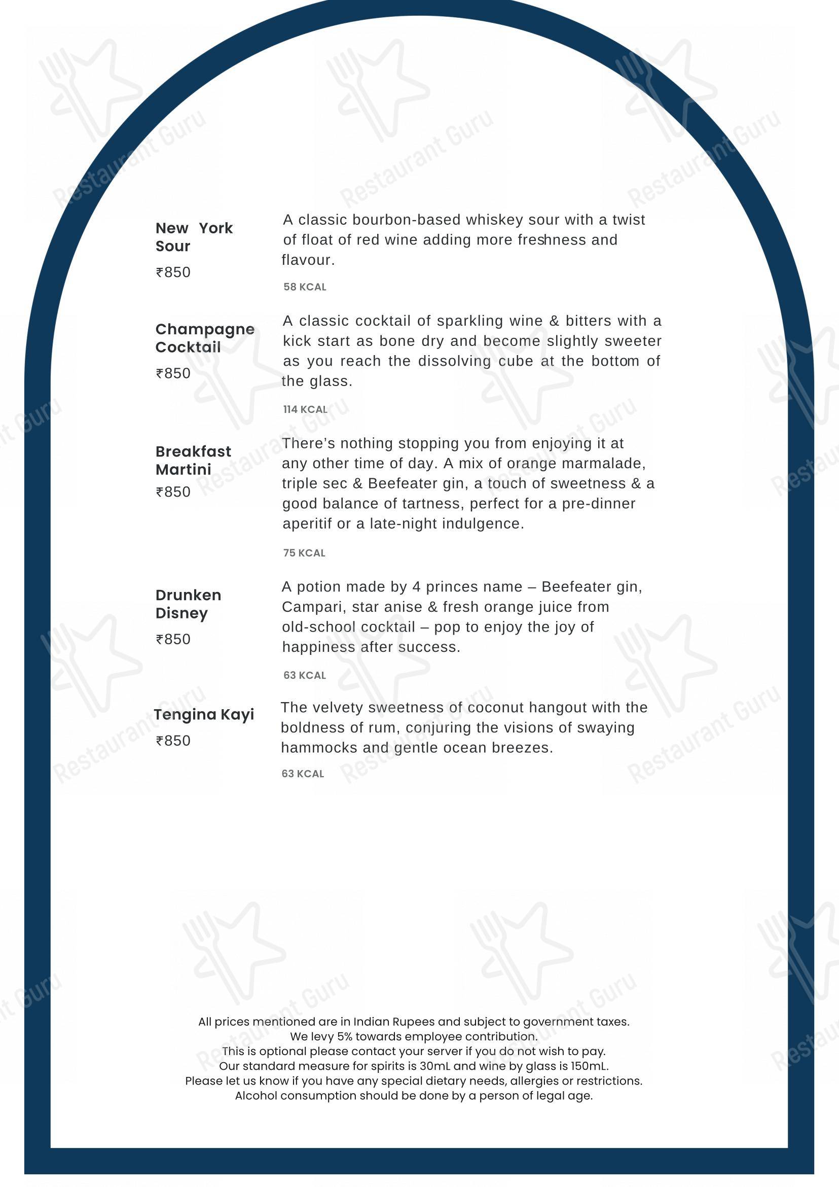 Neer menu - 菜单