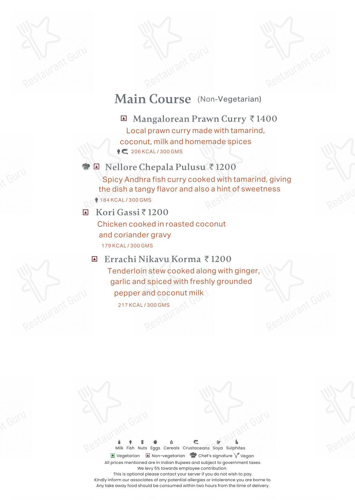 Neer in Bengaluru - Wine Menu