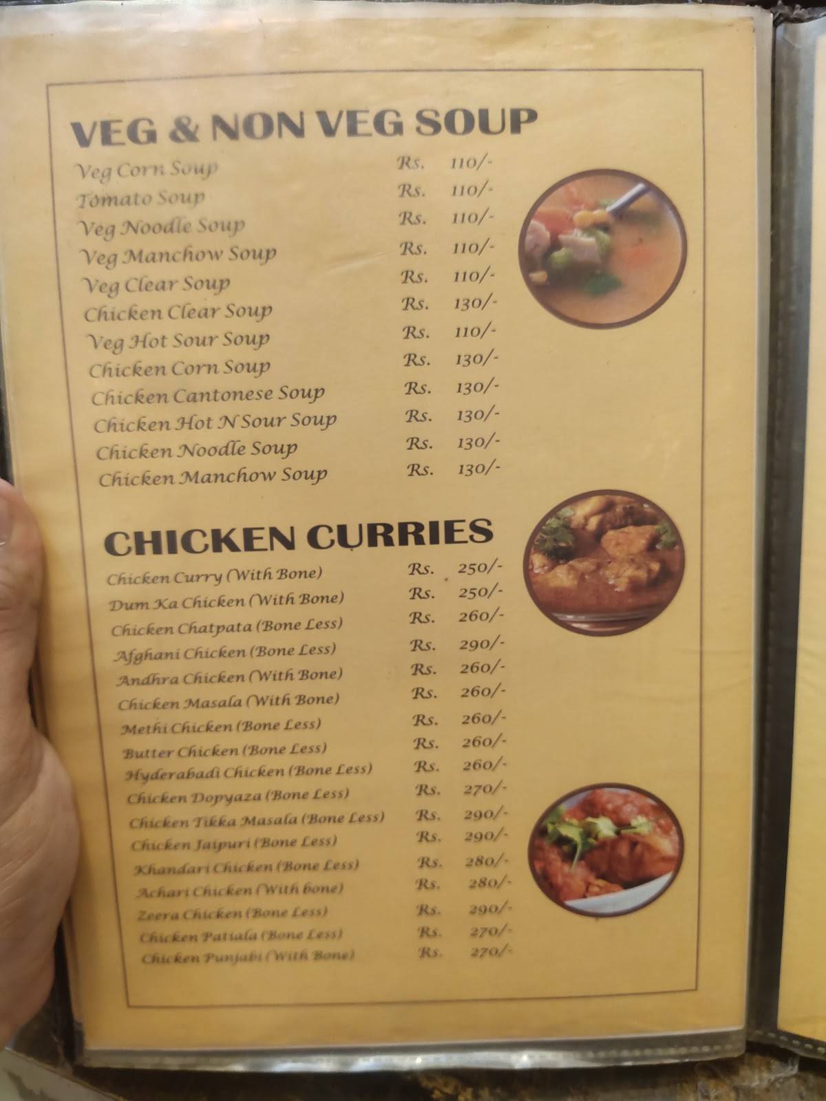 New Deccan Bawarchi Restaurant menu