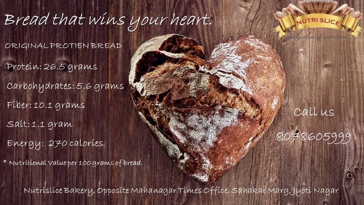 NutriSlice Bakery menu