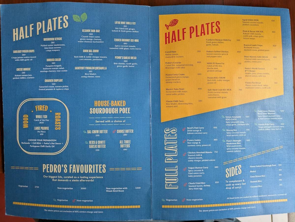 O Pedro - BKC menu