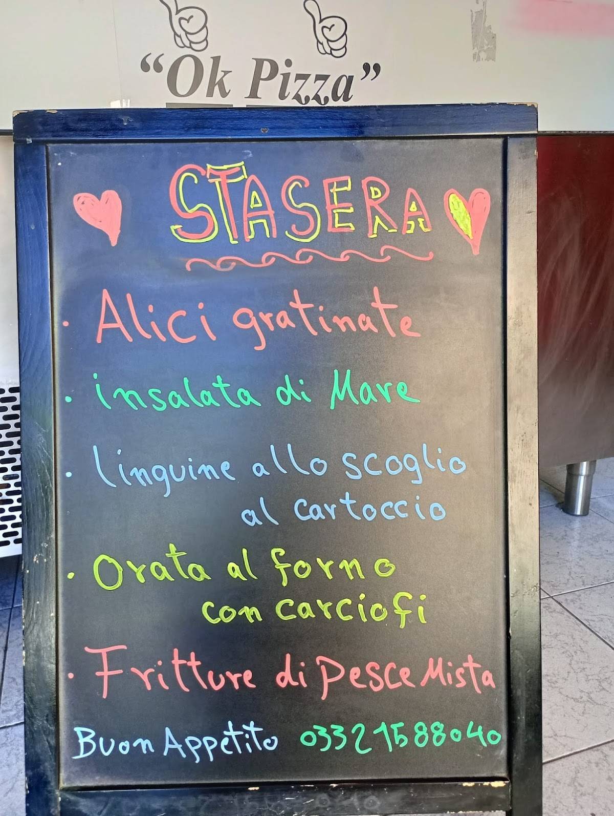 Menu di OK Pizza 