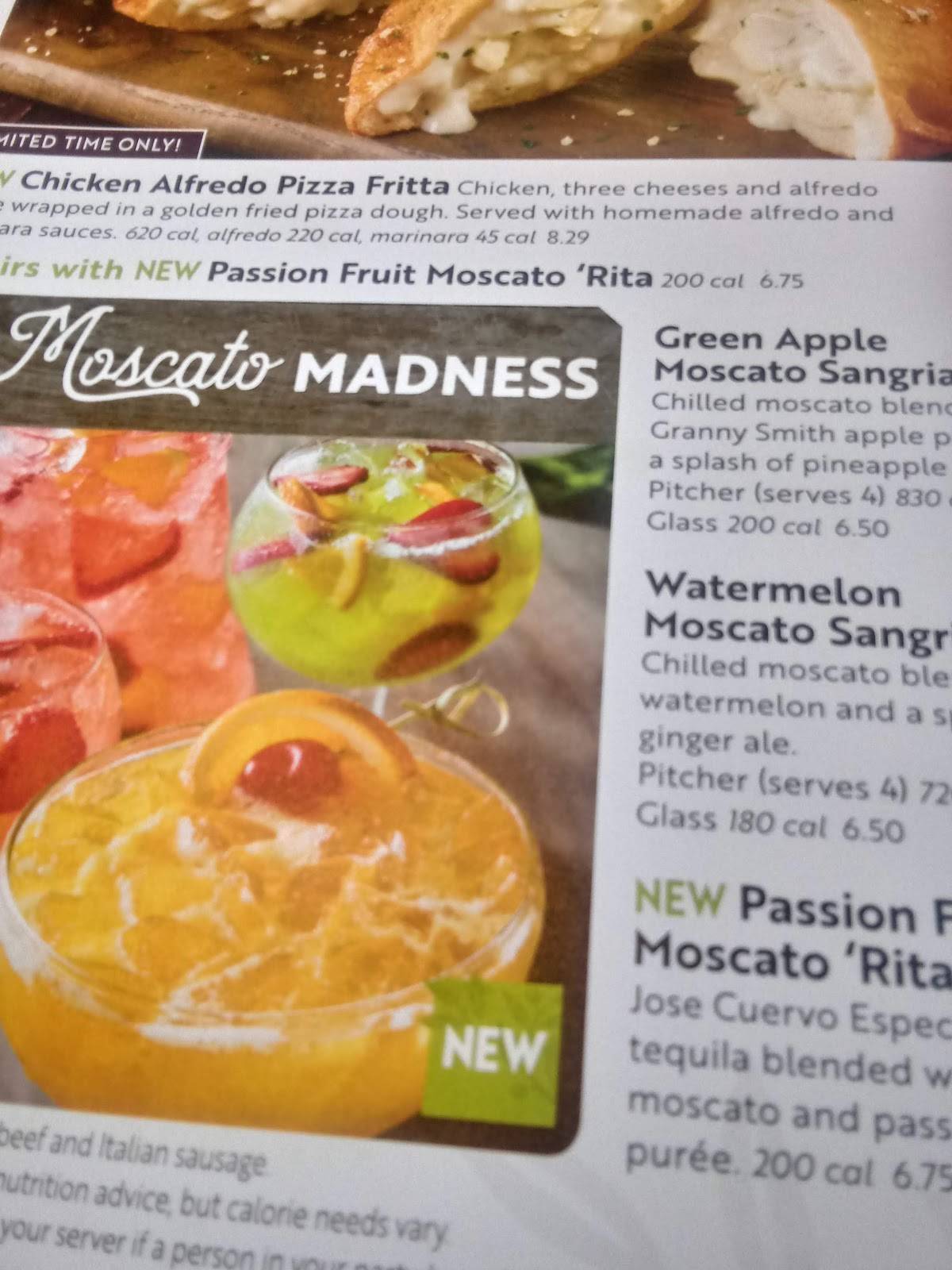 Menu at Olive Garden Italian Restaurant, Victorville