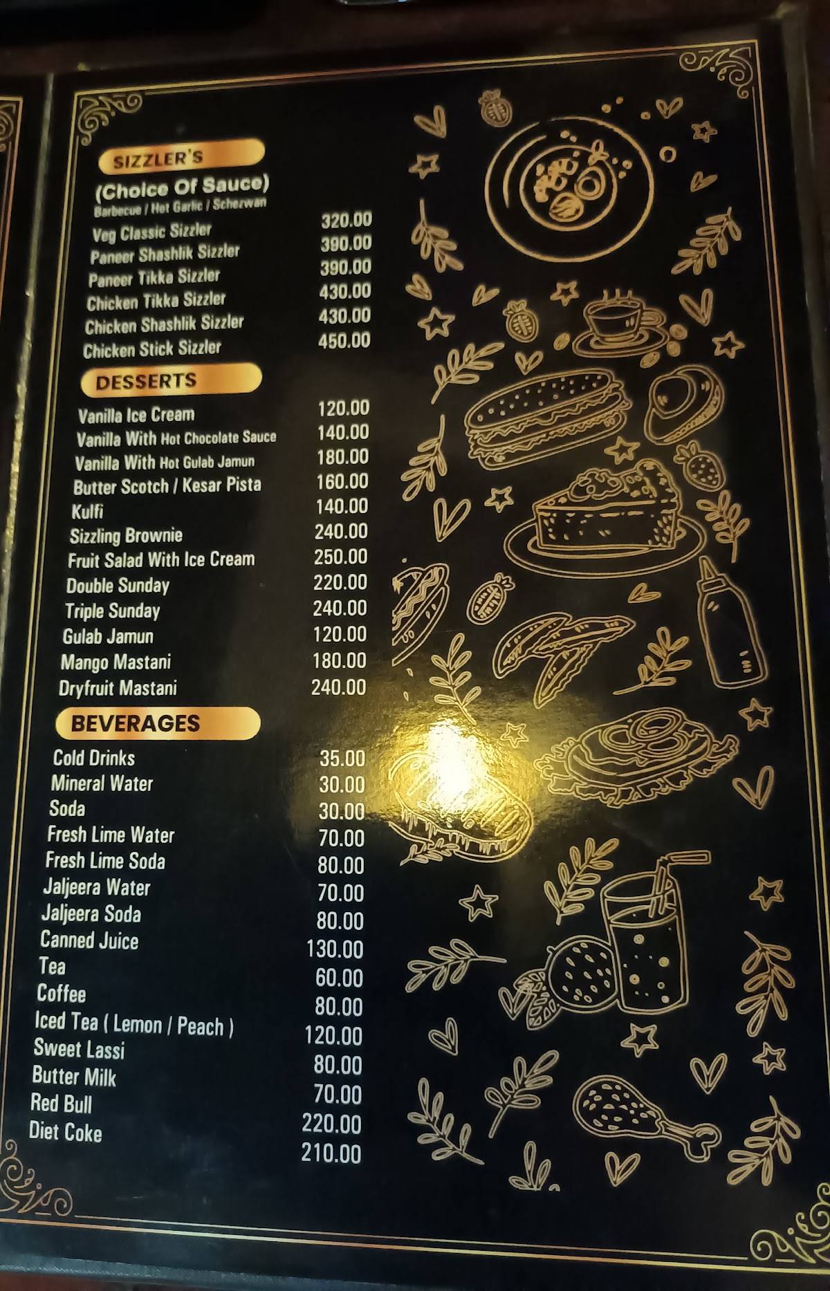 Olive Garden Restaurant & Bar menu