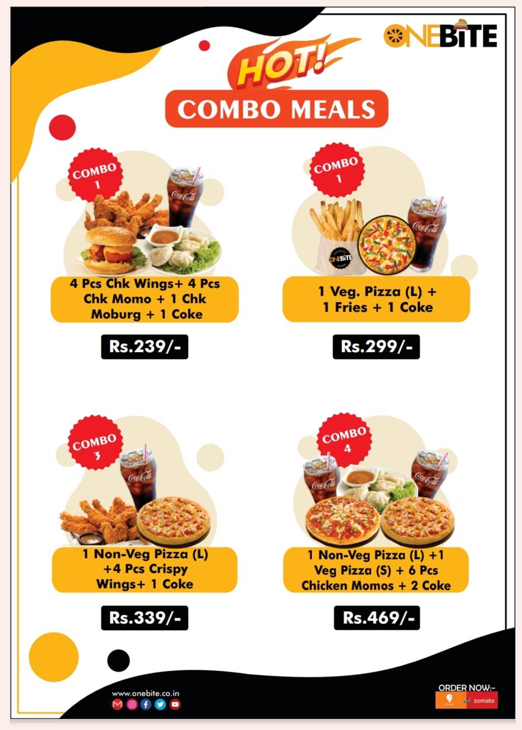 One Bite Asansol menu