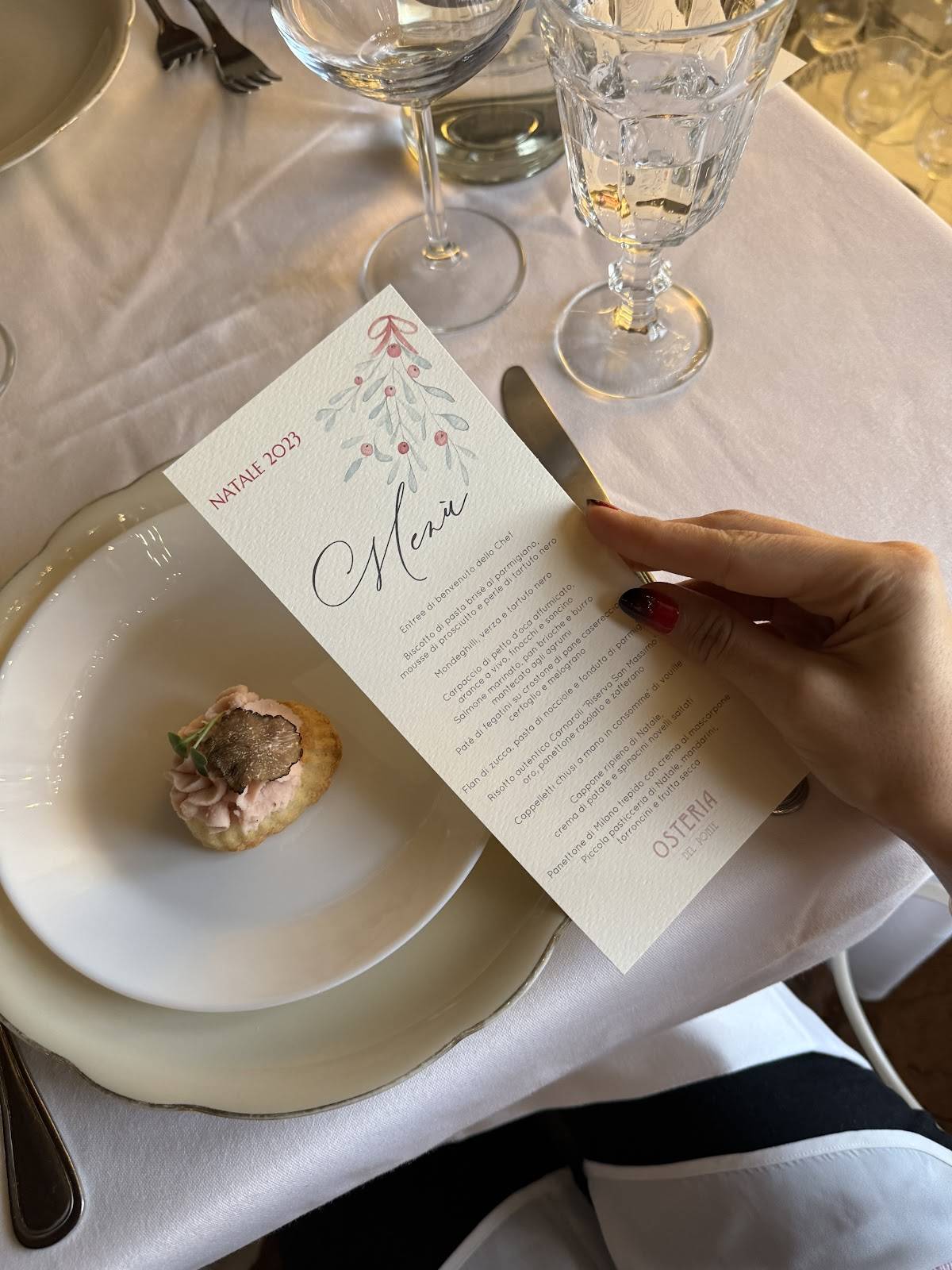 Menu di Osteria Del Ponte 