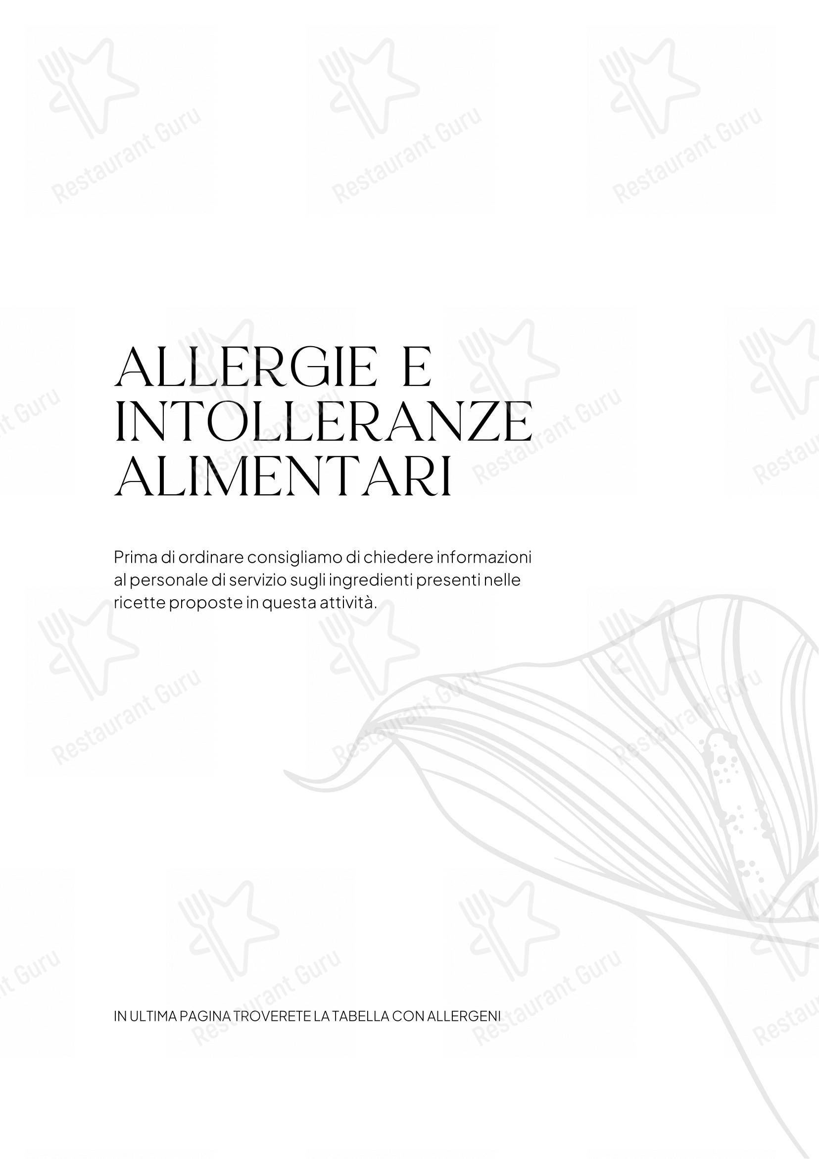 Menu per Osteria del Borgo Formigine in Castelvetro di Modena