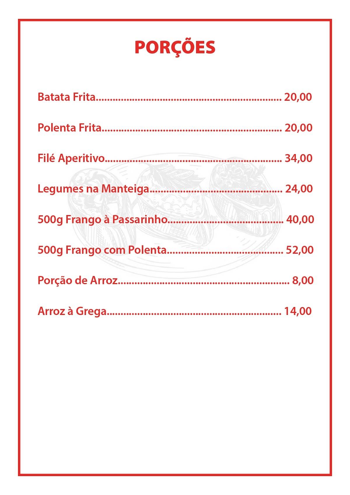 Pizzaria Zia Rosa cardápio
