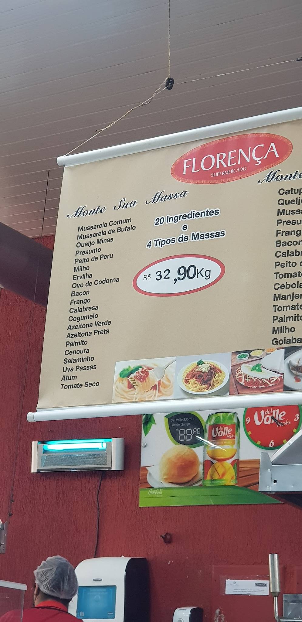 Padaria Florença cardápio