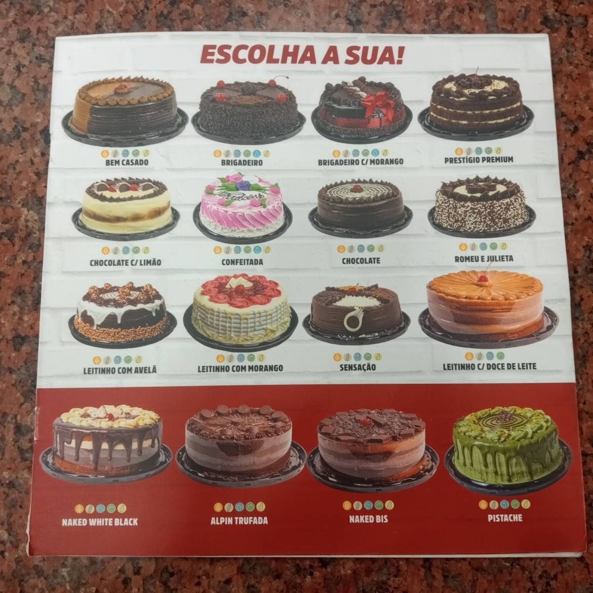 Padaria Romana (Centro) cardápio
