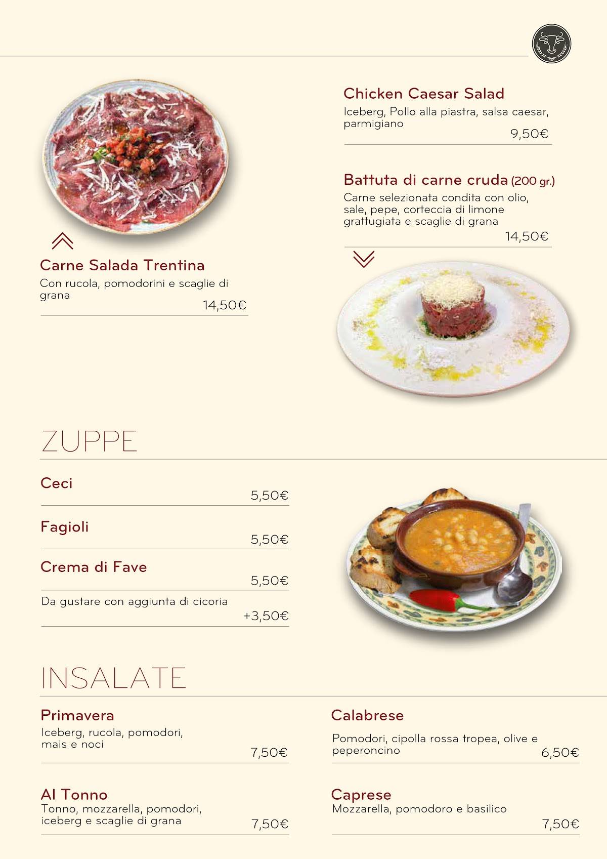 Menu di Pagus Ristoranti Catanzaro 