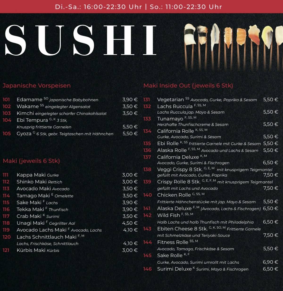 Menu de Panda Imbiss Lieferservice
