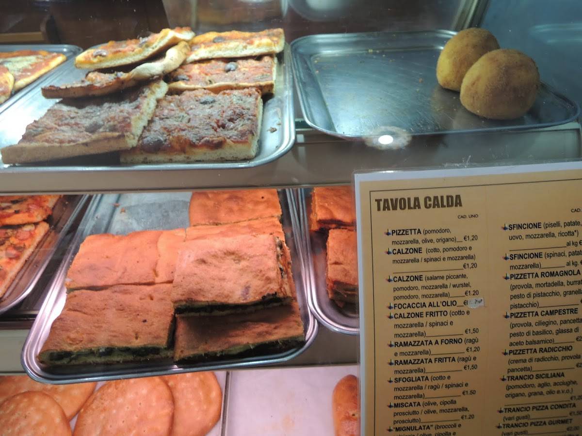 Menu di Panificio Pilato 