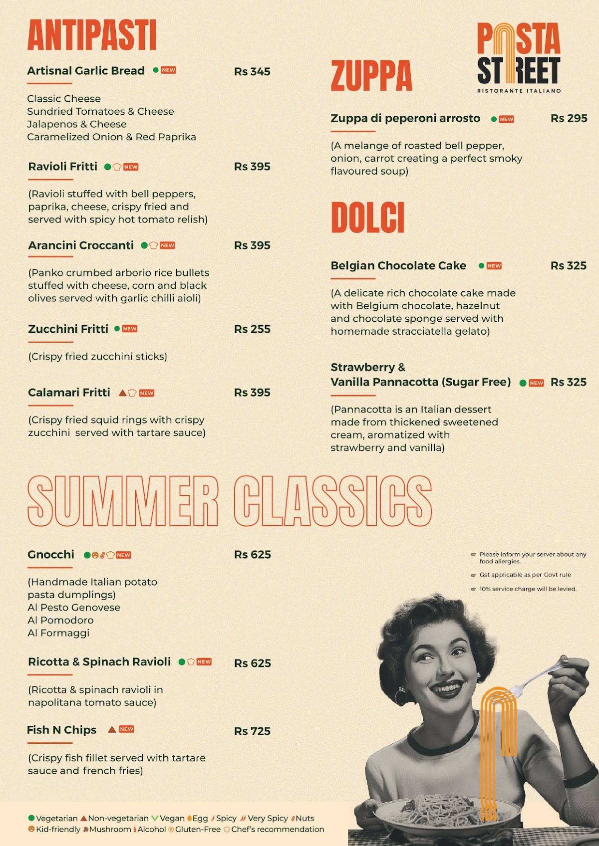 Pasta Street - Varthur Main Rd, Whitefield menu