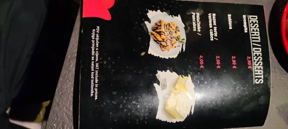 Menu di Pekara Euro - Pan 