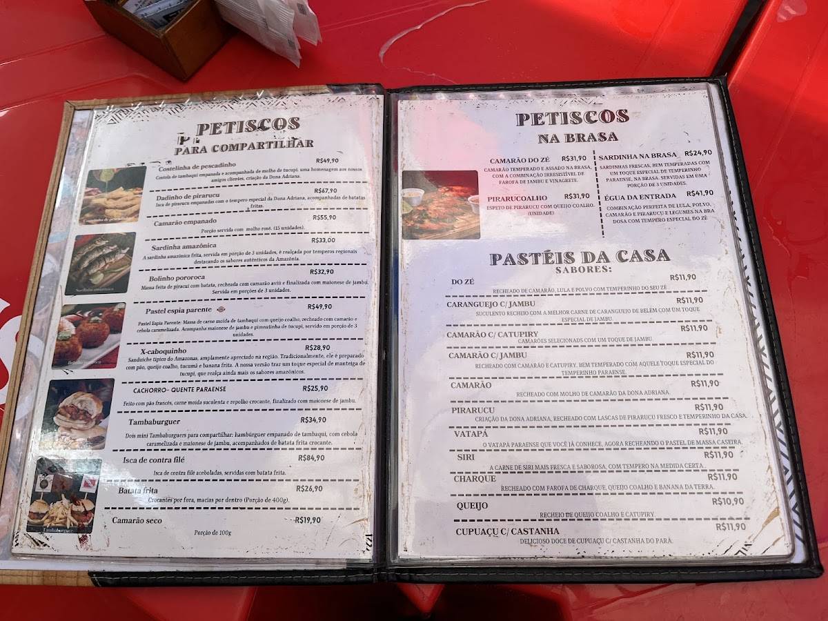 Pescados na Brasa - Sabor do Pará cardápio