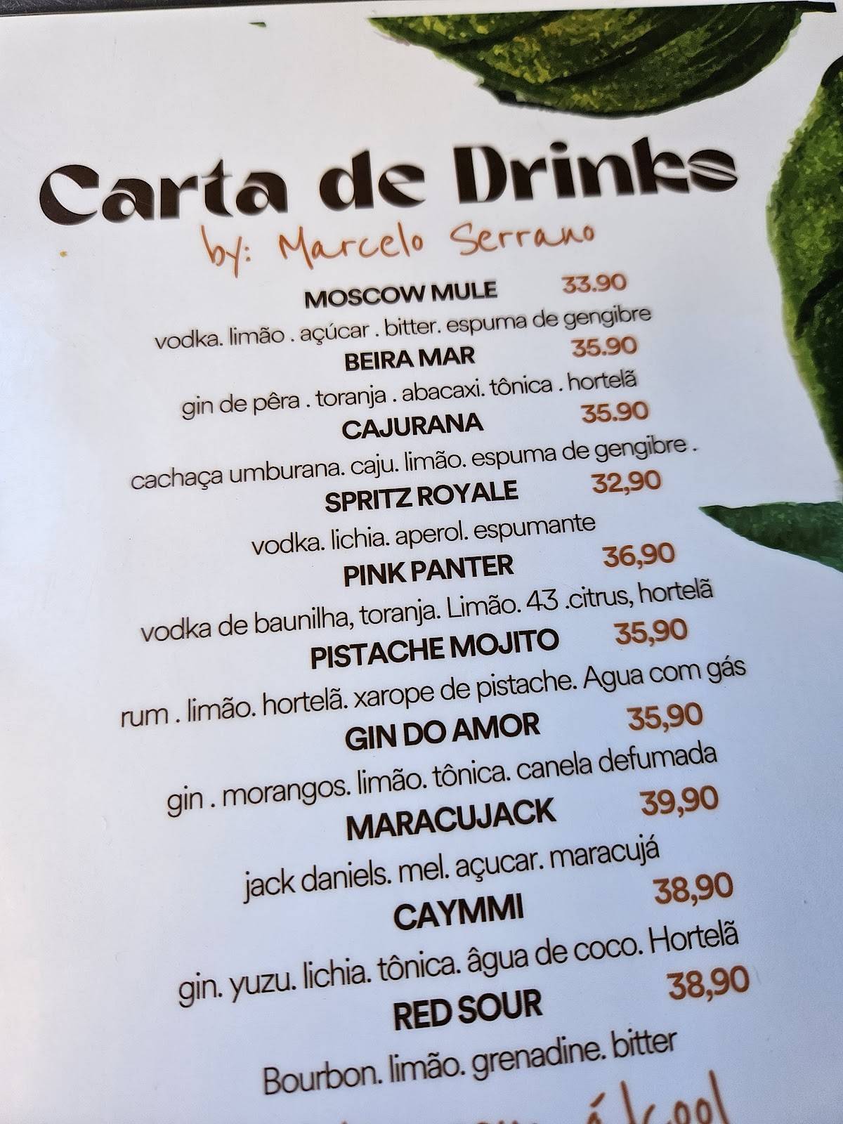 Picanha da Praia cardápio