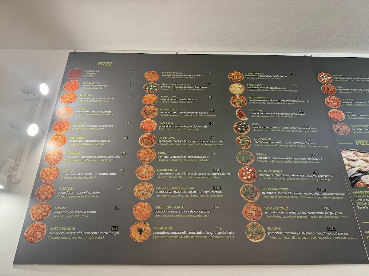 Menu di Pinsa Pizzeria 
