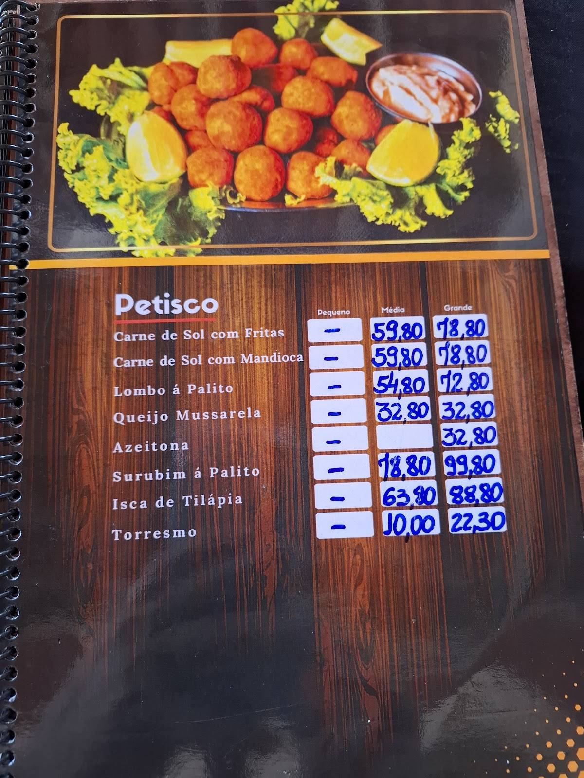 Punga's cardápio