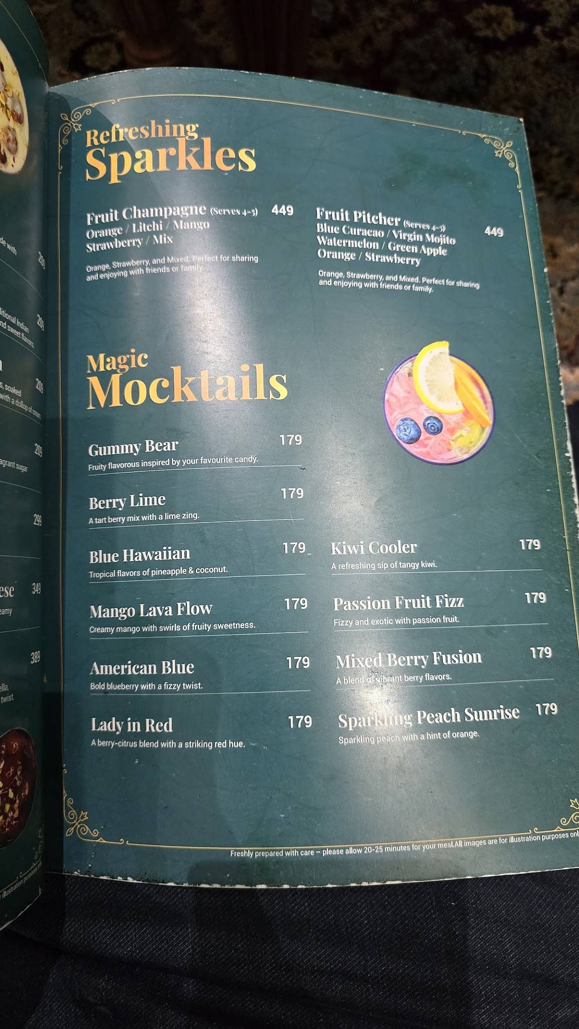 Pista House Fine Dining menu