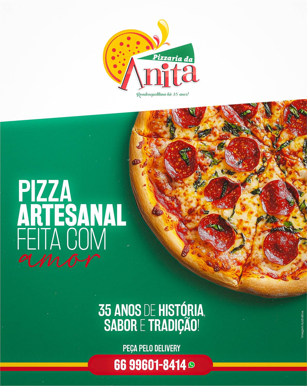 Pizzaria Da Anita cardápio